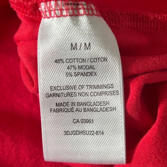 Denver Hayes Size Medium Vibrant Carnation Red Red Maxi Dress pockets sleeveless - Picture 6 of 12